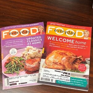 Martha Stewart Everyday Food Mini Magazines September 2008 November 2008